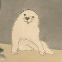 Load image into Gallery viewer, montomi - Sitting White Dog