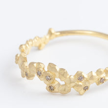 Load image into Gallery viewer, Whisper light brown diamond ring