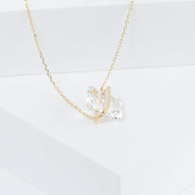 Load image into Gallery viewer, Band one-of-a-kind goshenite necklace