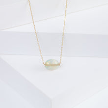 Load image into Gallery viewer, Band one-of-a-kind Australian opal necklace