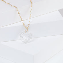 Load image into Gallery viewer, Carved crystal pendant