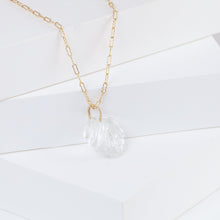 Load image into Gallery viewer, Carved crystal pendant