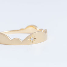 Load image into Gallery viewer, Half cloud diamond ring