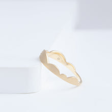 Load image into Gallery viewer, Half cloud diamond ring