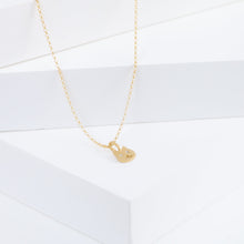 Load image into Gallery viewer, Diamond eyes cat face pendant necklace