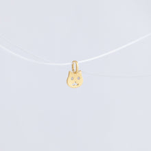 Load image into Gallery viewer, Diamond eyes cat face pendant necklace