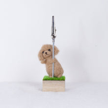 Load image into Gallery viewer, Fluffy - Poodle memo stand