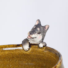 Load image into Gallery viewer, Yukurite - Ceramic bowl with Black Shiba