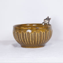 Load image into Gallery viewer, Yukurite - Ceramic bowl with Black Shiba