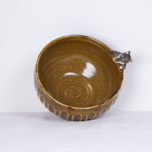 Load image into Gallery viewer, Yukurite - Ceramic bowl with Black Shiba