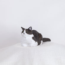 Load image into Gallery viewer, Ryoji Bannai - #15 Black and white sitting cat