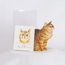 Load image into Gallery viewer, Ryoji Bannai - #9 Orange tabby sitting cat