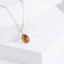 Load image into Gallery viewer, Octavia brown tourmaline necklace