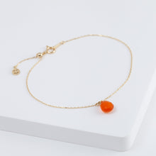 Load image into Gallery viewer, Smiley carnelian bracelet