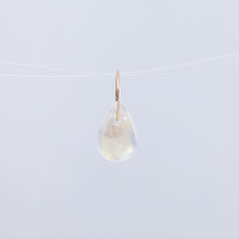 Load image into Gallery viewer, White labradorite pear drop pendant