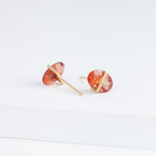 Load image into Gallery viewer, Band oval andesine studs