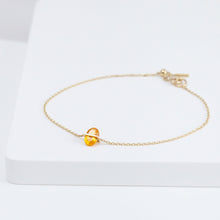 Load image into Gallery viewer, Band one-of-a-kind oval mandarin garnet bracelet