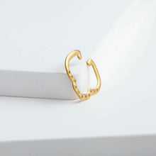 Load image into Gallery viewer, Crest lily ear cuff with diamonds