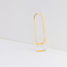 Load image into Gallery viewer, Drop square quartz earring (single) - Kolekto