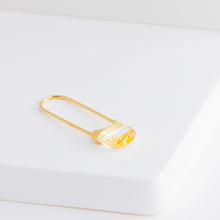 Load image into Gallery viewer, Drop mini oval quartz earring - Kolekto