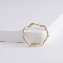 Load image into Gallery viewer, Pointed waves ring
