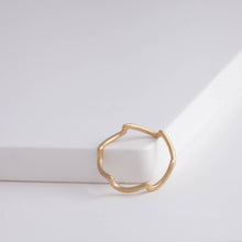 Load image into Gallery viewer, Slanted waves ring