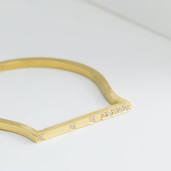 Octagon raised bar ring - Kolekto
