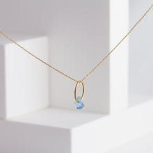 Load image into Gallery viewer, Rough stone aquamarine pendant - Kolekto