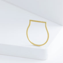 Load image into Gallery viewer, Octagon raised bar ring - Kolekto