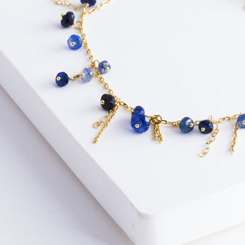 Pogo punk sapphire bracelet - Kolekto