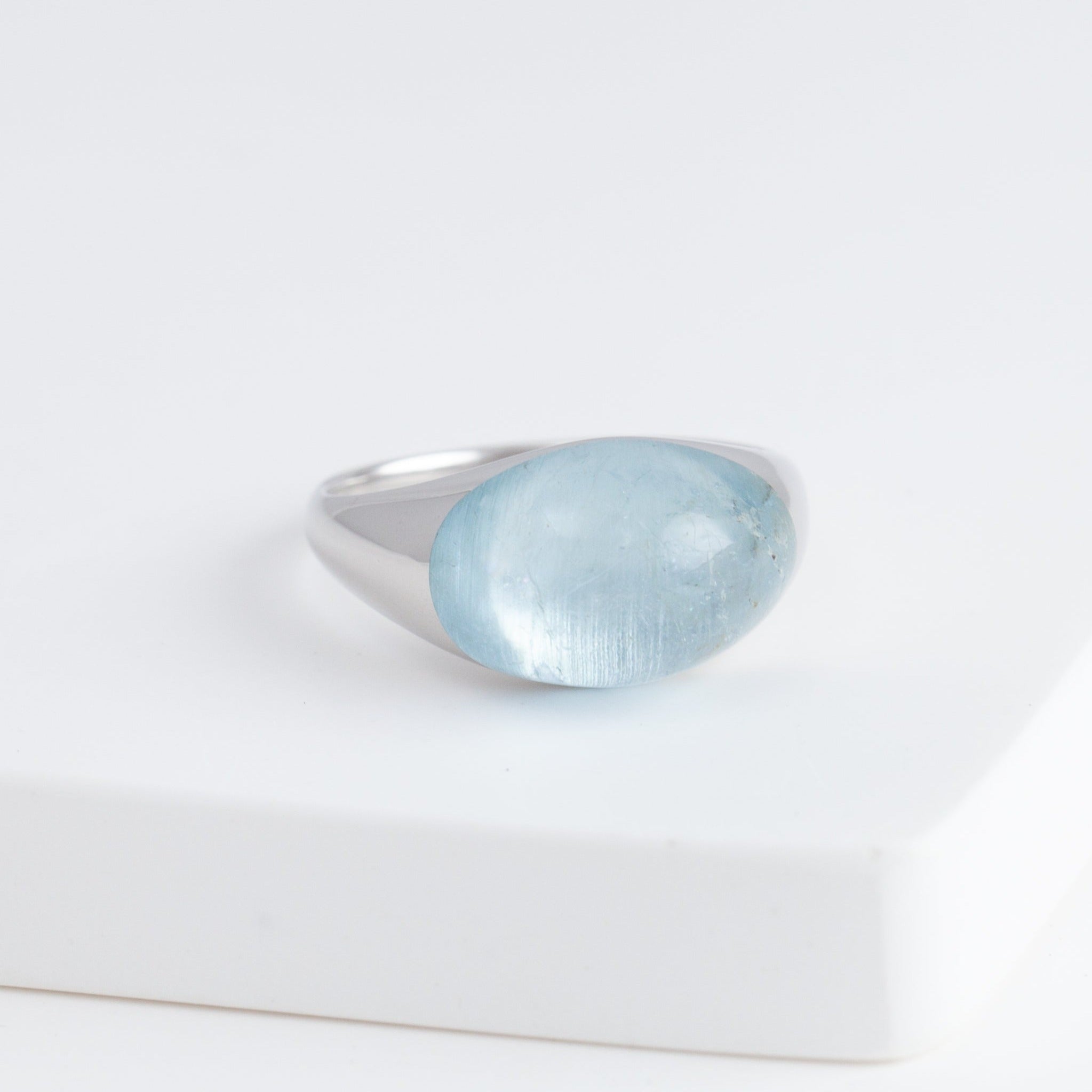 週末1万OFF定価11万Bororo Aquamarine Gem Ring Aquamarine Gem Ring – bororo