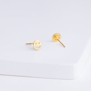 Diamond smile studs