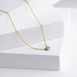 One-of-a-kind Ice diamond two-tone necklace