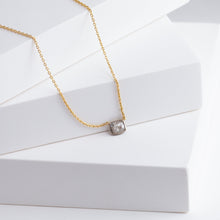 Load image into Gallery viewer, One-of-a-kind Ice diamond two-tone necklace
