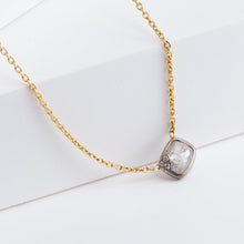 Load image into Gallery viewer, One-of-a-kind Ice diamond two-tone necklace
