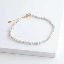 Load image into Gallery viewer, Sazare akoya pearl bracelet (#0785)
