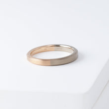 Load image into Gallery viewer, Octagon flat ring 3.0mm WGxRG
