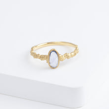 Load image into Gallery viewer, Whisper one-of-a-kind light blue sapphire ring
