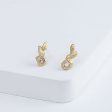 Load image into Gallery viewer, Whisper light brown diamond stud
