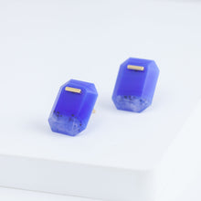 Load image into Gallery viewer, EDITIONS blue agate earrings
