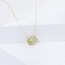 Load image into Gallery viewer, Ripple watermelon tourmaline necklace
