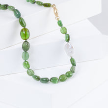 Load image into Gallery viewer, Nymbus green tourmaline necklace
