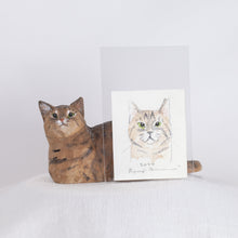 Load image into Gallery viewer, Ryoji Bannai - #17 Brown tabby chilling cat
