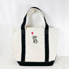 Load image into Gallery viewer, Fluffy - small Schnauzer tote bag
