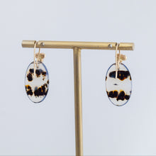 Load image into Gallery viewer, Forma one-of-a-kind large Montana agate earrings
