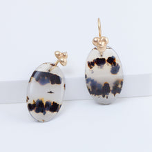 Load image into Gallery viewer, Forma one-of-a-kind large Montana agate earrings
