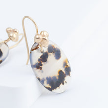 Load image into Gallery viewer, Forma one-of-a-kind large Montana agate earrings
