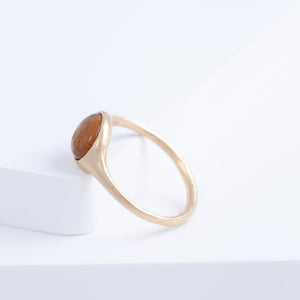 Maxi Yui brown tourmaline ring