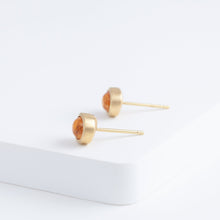 Load image into Gallery viewer, Gallery garnet studs
