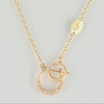 [Special Order for Dixie - 50% Deposit] Hung necklace with platinum chain